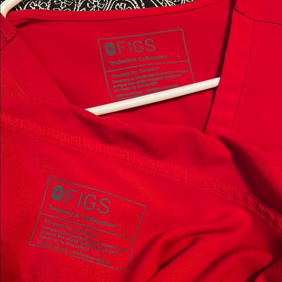 Red Scrub Set - Picture 2 of 3